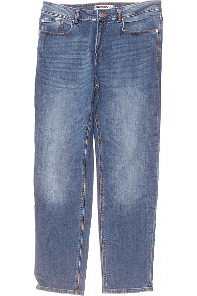 Pánské Džíny Modré REVIEW Vel. 34 Pánské Džíny Modré REVIEW Vel. 34