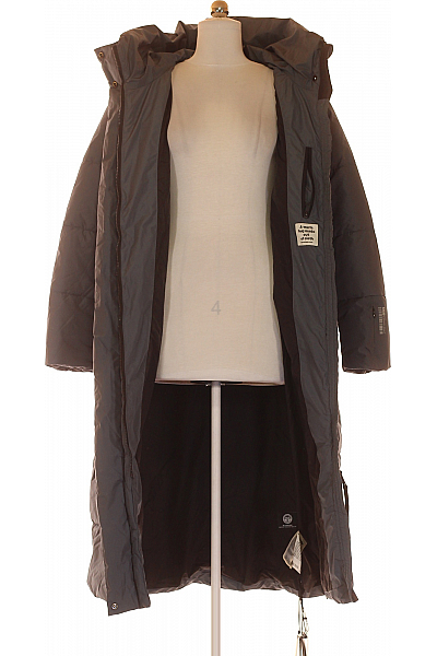 Khujo Dámská Zimní Dlouhá Bunda Šedá Vel. L