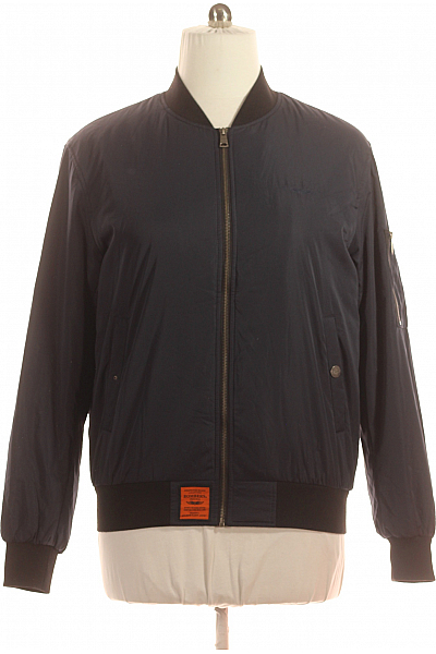 BOMBERS Pánská Bunda Modrá Vel. XL