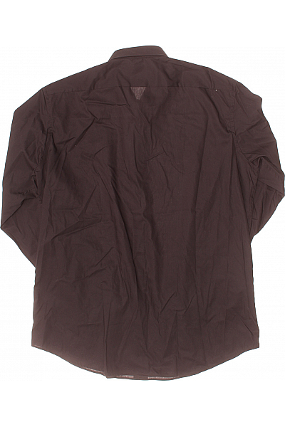 Pánská Košile Jednobarevná Černá Hugo Boss Second hand Vel. 43