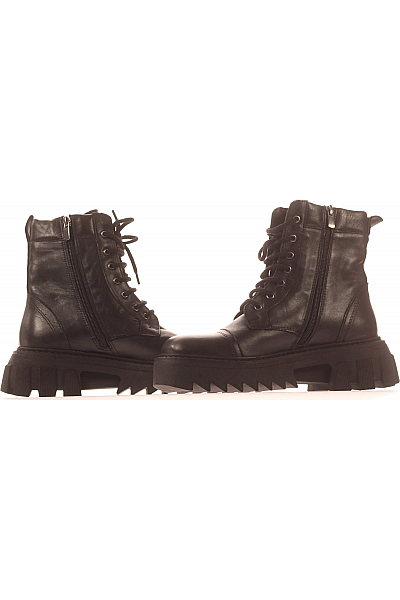 Dámské Boty Kožené Černé Inuovo Vel.  39