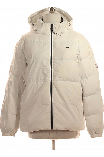 Zimní Pánská Bunda Bílá TOMMY HILFIGER Vel. XL