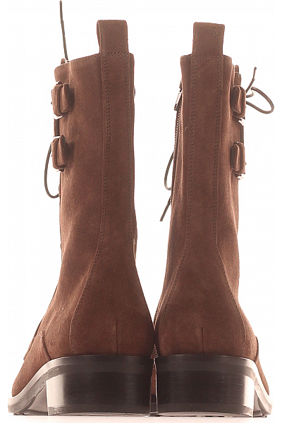 Hogl Dámské Boty Kožené Hnědé