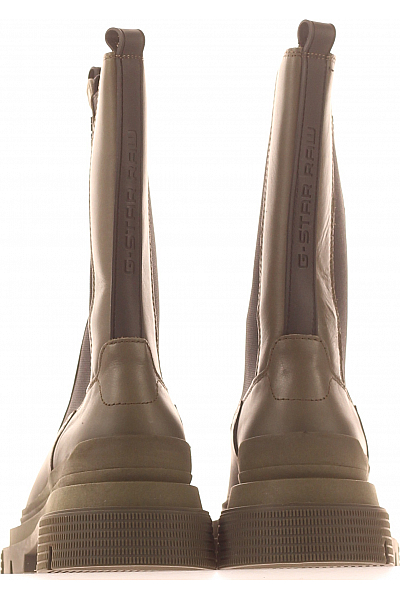 G-Star Dámské Kotníkové Boty Kožené Zelené Vel.  38