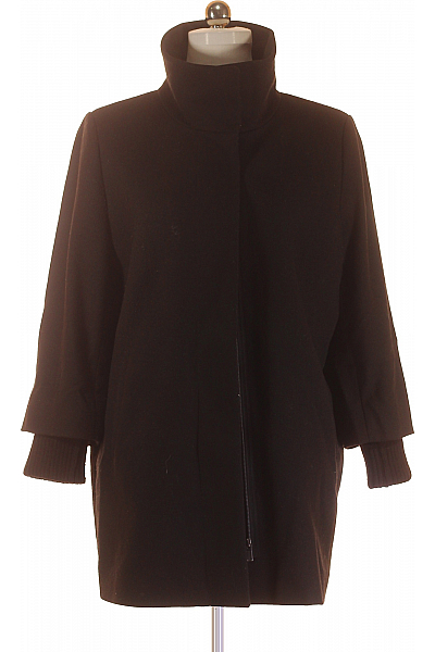 Krátký Dámský Kabát Černý Christian Berg Second Hand Vel. 40 Krátký Dámský Kabát Černý Christian Berg Second Hand Vel. 40