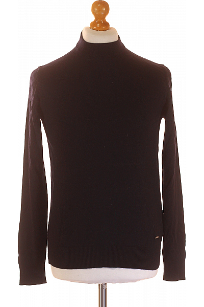 Pánský Pulovr Vlněný Modrý JOOP! Second Hand Vel. M