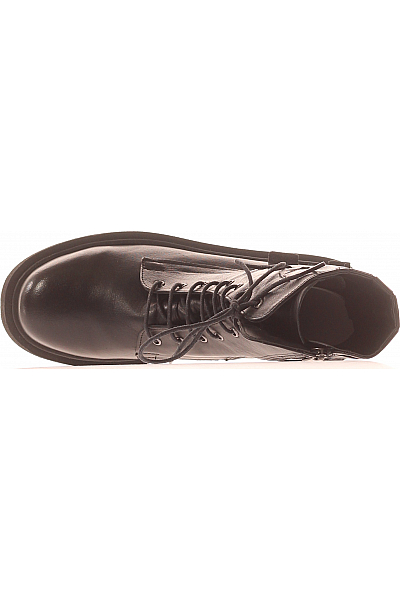 Inuovo Dámské Boty Kožené Černé Vel. 40