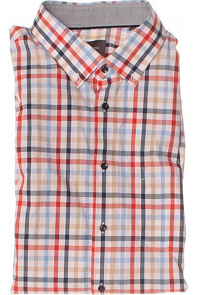 Vzorovaná Pánská Košile Barevná Vel. 45-46