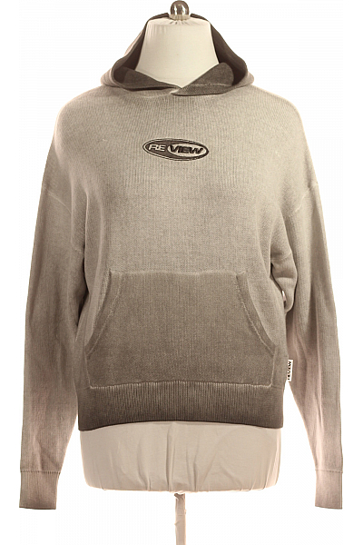 Pánský Svetr Šedý REVIEW Vel. S