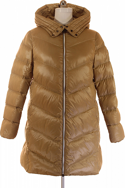 Hugo Boss Dámská Zimní Dlouhá Bunda Béžová