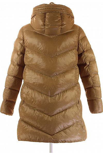 Hugo Boss Dámská Zimní Dlouhá Bunda Béžová