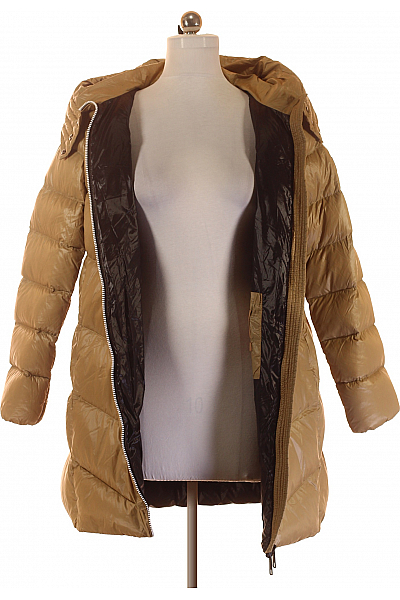 Hugo Boss Dámská Zimní Dlouhá Bunda Béžová