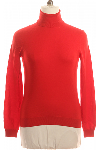 Hugo Boss Pánský Rolák Vlněný Červený Vel. M