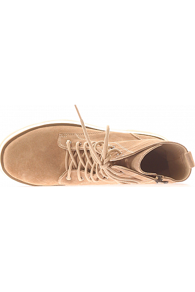 Inuovo Dámské Boty Kožené Béžové Vel.  36