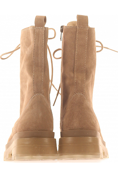 Inuovo Dámské Boty Kožené Béžové Vel.  36