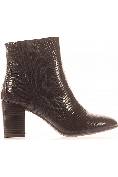 Dámské Boty Kožené Černé Vel.  40