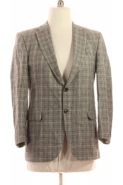 Pánské Volnočasové Sako Šedé TOMMY HILFIGER Vel. 52