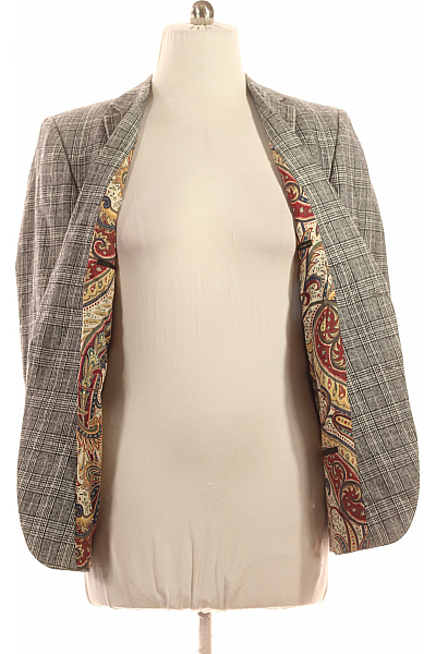 Pánské Volnočasové Sako Šedé TOMMY HILFIGER Vel. 52