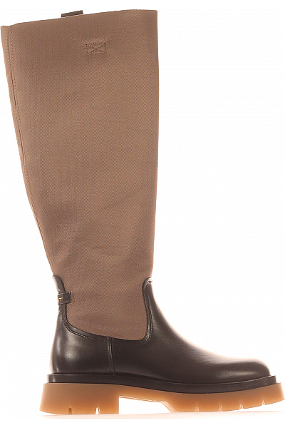 GANT Dámské Kozačky Kožené Šedé Outlet Vel.  37