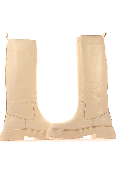 Dámské Boty Kožené Bílé Inuovo Vel. 39