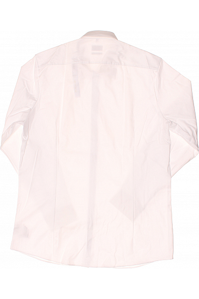 Pánská Košile Jednobarevná Bílá OLYMP Vel. 44