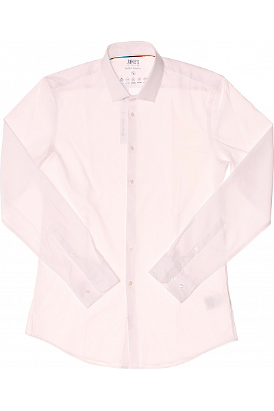 Pánská Košile Bílá Jake*s Vel. 39/40