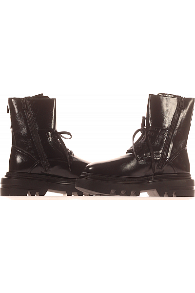 Dámské Boty Kožené Černé ALLSAINTS Vel.  41