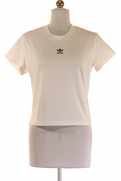 ADIDAS Chlapecké Tričko Bílé ADIDAS Chlapecké Tričko Bílé