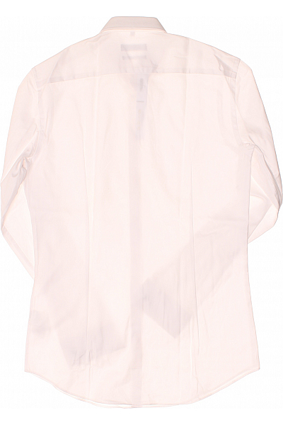 Pánská Košile Jednobarevná Bílá Jake*s Vel. 37/38