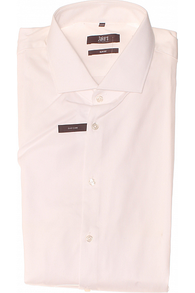 Pánská Košile Bílá Jake*s Second Hand Vel. 43/44