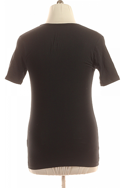 Jednoduché Pánské Tričko s Krátkým Rukávem Bavlněné Černé MC NEAL