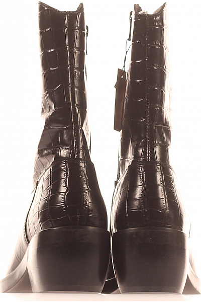 Dámské Kotníkové Boty Kožené Černé Scotch & Soda