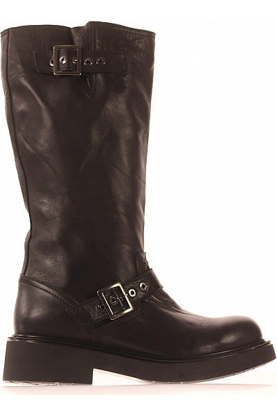 Dámské Boty Kožené Černé Inuovo Vel. 41