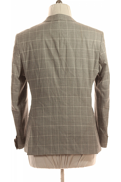 Společenské Pánské Sako Šedé Hugo Boss Vel. 26