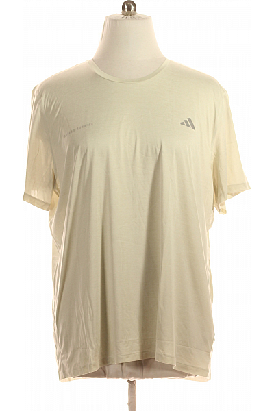 Sportovní Pánské Tričko Béžové ADIDAS Sportovní Pánské Tričko Béžové ADIDAS