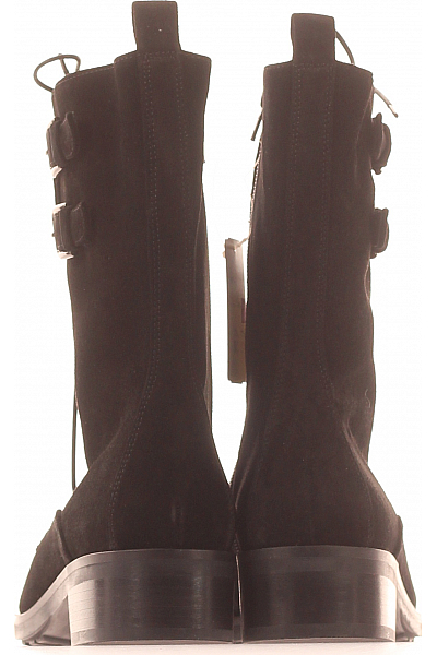  Workery Kožené Černé Hogl