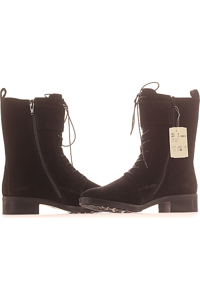  Workery Kožené Černé Hogl