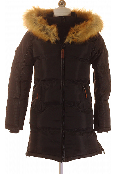 Geographical Norway Dívčí Bunda Černá Second Hand