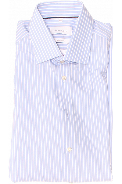 Pánská Košile Modrá Christian Berg Vel. 38/40 Pánská Košile Modrá Christian Berg Vel. 38/40