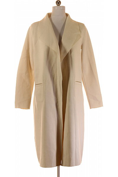 VILA Dámský Kabát Béžový Second Hand VILA Dámský Kabát Béžový Second Hand