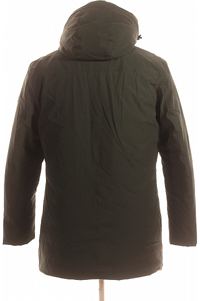 PIERRE CARDIN Zimní Pánská Bunda Zelená Vel. M