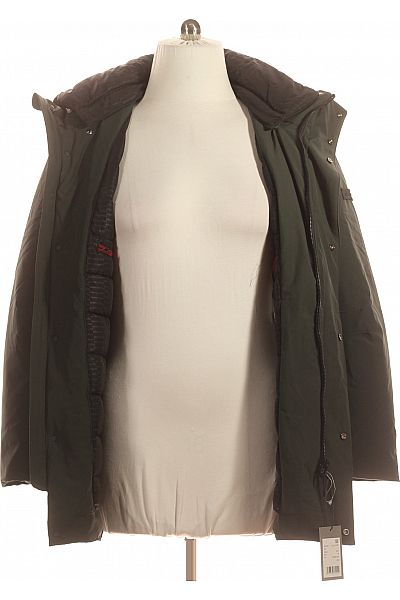 PIERRE CARDIN Zimní Pánská Bunda Zelená Vel. M