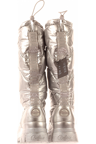 BUFFALO Dámské Sněhule Stříbrné Outlet Vel. 41