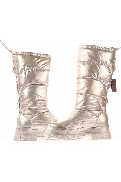 BUFFALO Dámské Sněhule Stříbrné Outlet Vel. 41