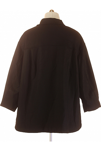 Krátký Dámský Kabát Černý Vel.  XXL