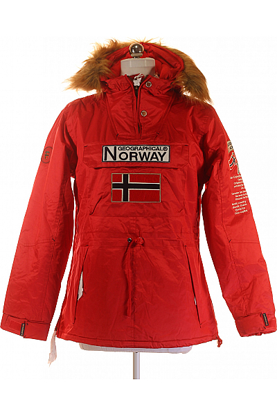 Dámská Bunda Červená Geographical Norway Vel.  L