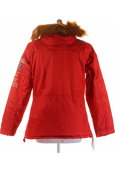 Dámská Bunda Červená Geographical Norway Vel.  L