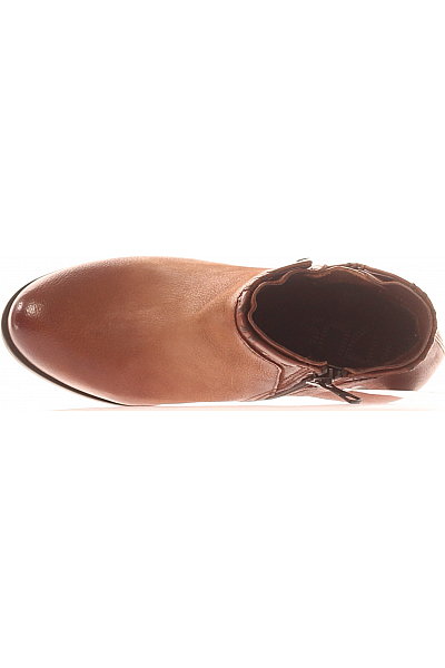 Mjus Dámské Kotníkové Boty Kožené Hnědé Outlet Vel.  36