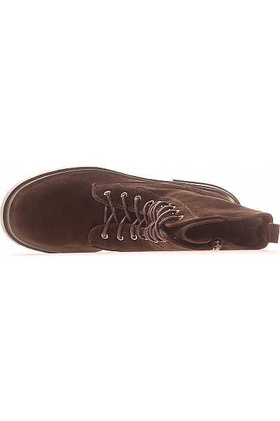 Dámské Workery Kožené Hnědé Inuovo Vel. 39