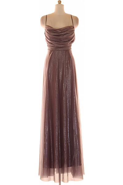 Šaty Fialové Second Hand Vel. 42